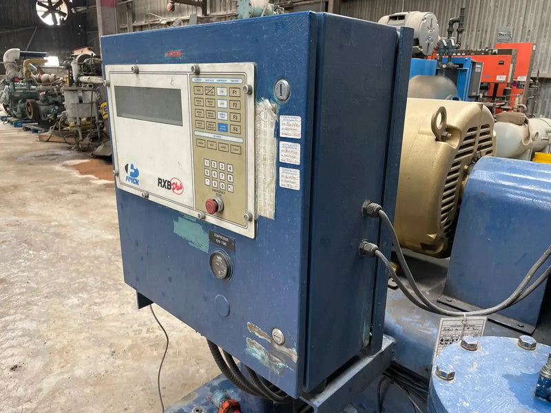 Frick RXB-50 Rotary Screw Compressor Package (Frick XJS120S, 125 HP 460 V, Micro Control Panel)