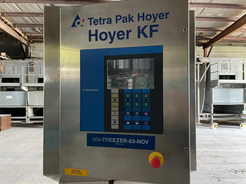Tetra Pak Hoyer KF 1000XC Continuous Freezer (9TR, (3) Motors Included W/ Control Panel)