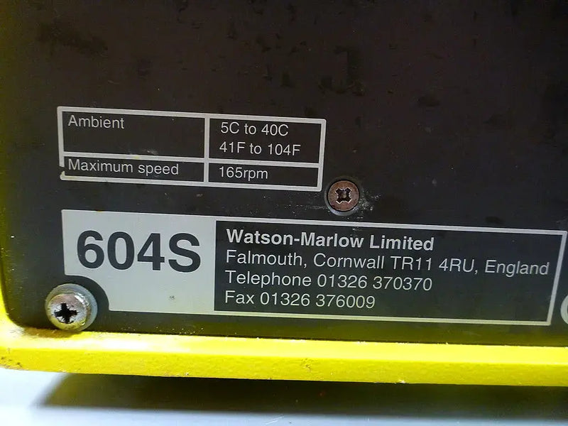 Watson-Marlow 604S Peristaltic Pump