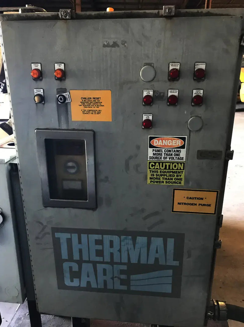 Thermal Care Water Cooled Chiller Skid - 125 HP