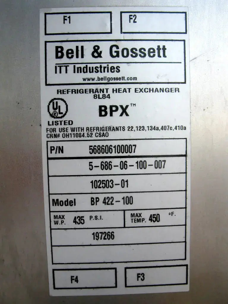 ITT Bell & Gossett Heat Exchanger System - 95.83 Sq. Ft.