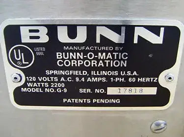 Bunn-O-Matic Precision Grinder