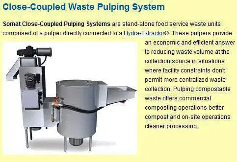 Somat Company SP-150S Pulper for Food Waste