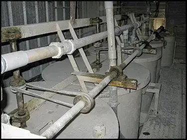 Steel Mixing Tank Line with Agitation - 200 Gallons