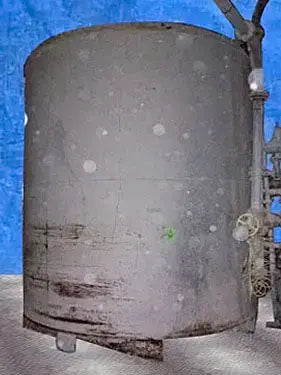 Steel Shell, Brick Lined Mixing Tank