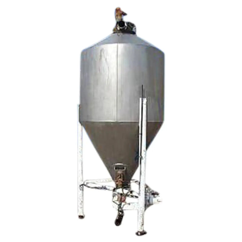 Stainless Steel Powder Silo with Airlock