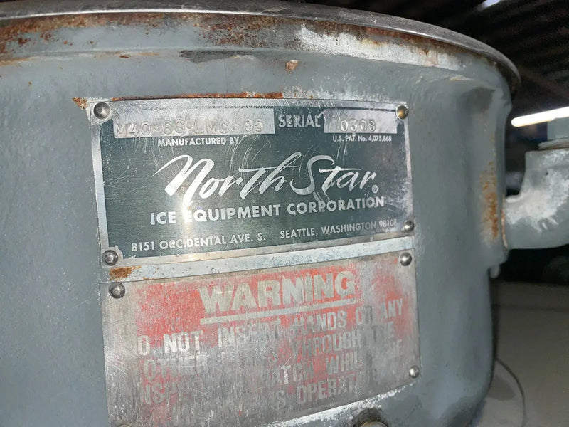 North Star Ice M40 SS LMG-95 Flake Ice Maker (Ammonia (R-717 | NH3) Refrigeration, 22.6 Ton Day)