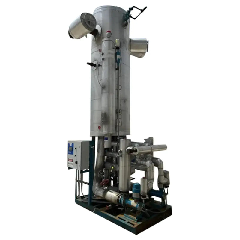 Delta Tee International LSP-3008-V Vertical Ammonia Recirculator (30in X 115in. 413 Gallons. 2-1 HP Pumps.)