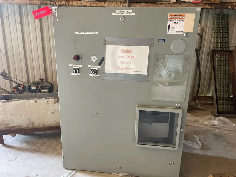 Cooling Tower  Control Center ( 480 V, 3 PH)