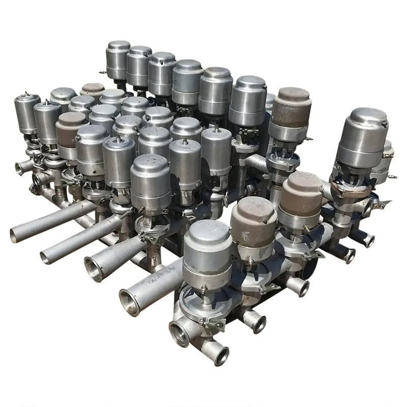 Stainless Steel Tri-Flo Pneumatic Valve Cluster