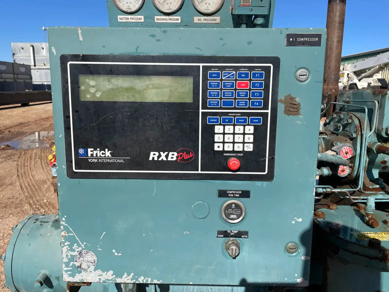 Frick RXB19 Rotary Screw Compressor Package (Frick XJS95L, 50 HP 240/480 V, Frick RXB Plus Micro Control Panel)