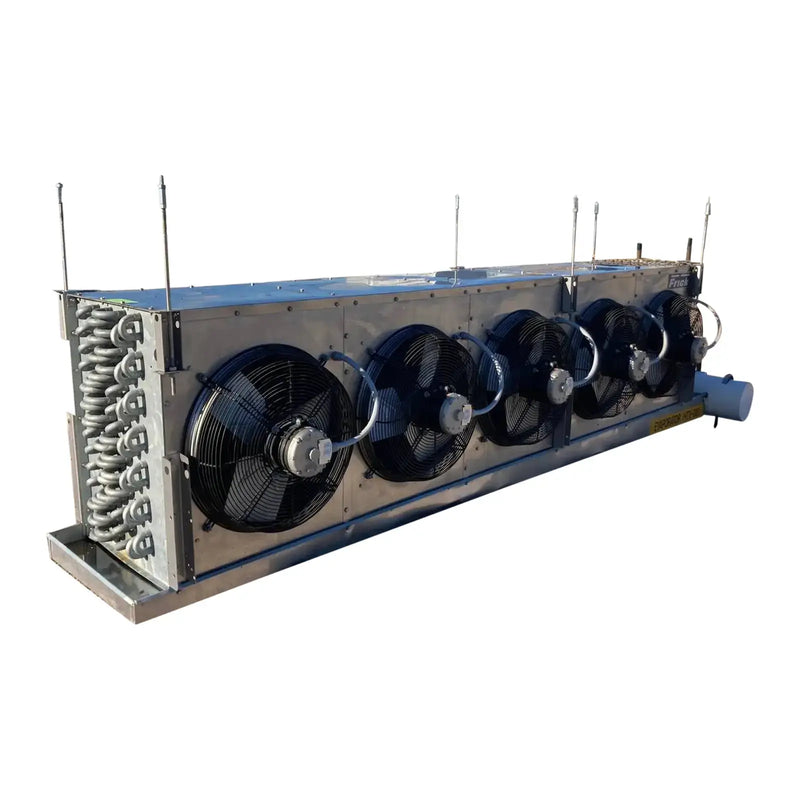 Frick SCS 584TH RH1 Ammonia Evaporator Coil- 22.5 TR, 5 Fans (Low/Medium Temperature)