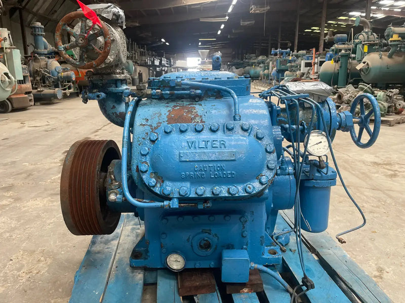 Vilter 456XL 6-Cylinder Reciprocating Compressor Package (Belt Driven)