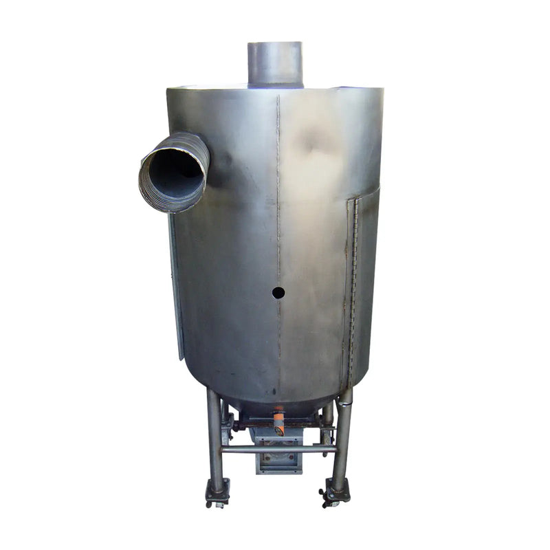 Stainless Steel Cyclone Tank with Airlock - 60 Gallons