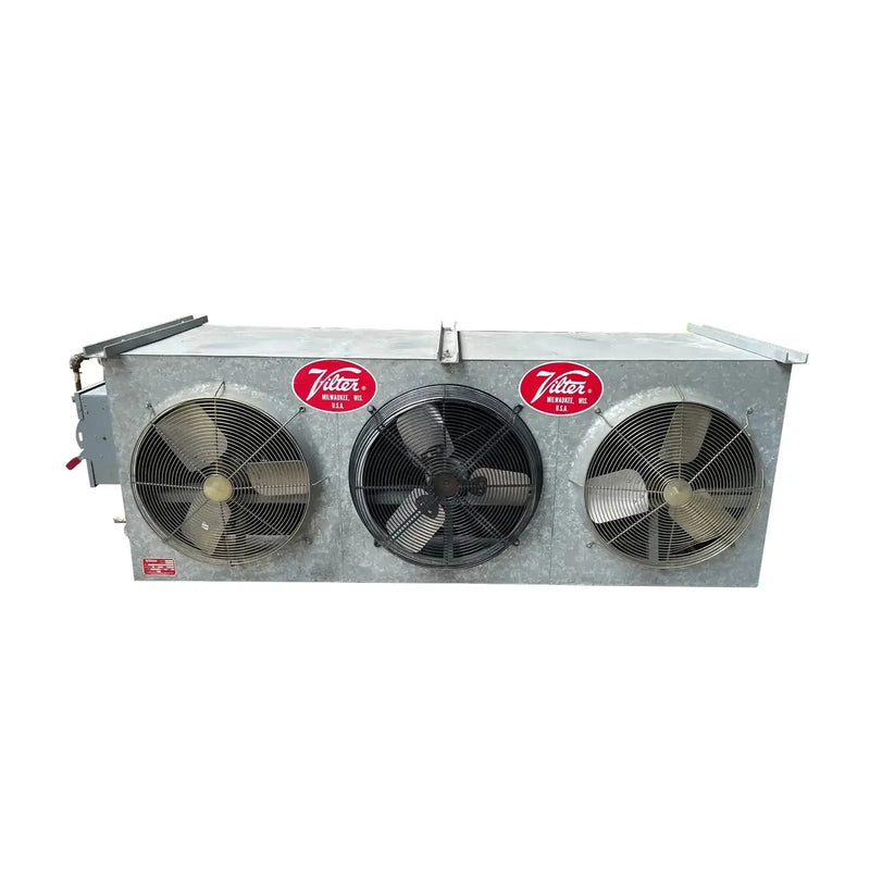 Vilter SC-24-64-1/2-RA-HGF Ammonia Evaporator Coil- 11 TR, 3 Fans (Low Temperature)