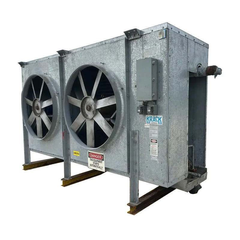 Krack PCS2L-5310-4-5-RBA-HGU-RH Ammonia Evaporator Coil-  2 Fans (Low Temperature)
