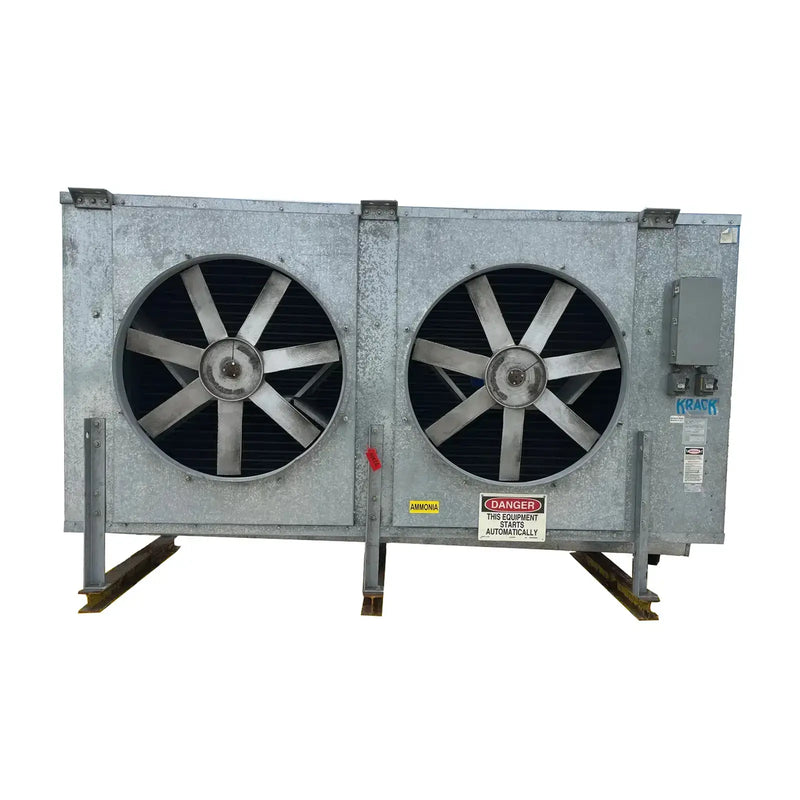 Krack PCS2L-5310-4-5-RBA-HGU-RH Ammonia Evaporator Coil-  2 Fans (Low Temperature)