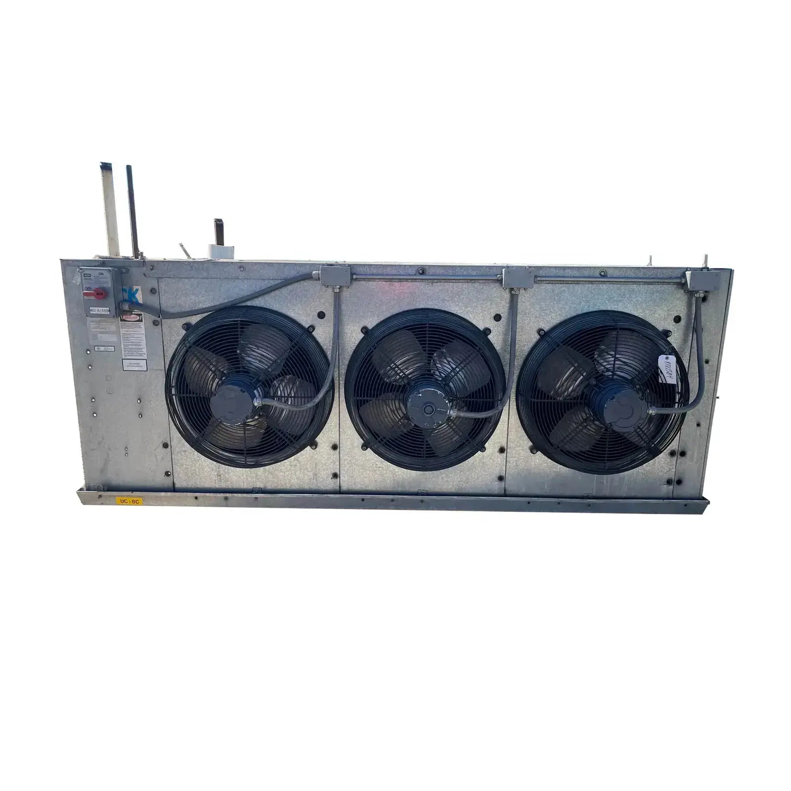 Krack DTX3S-760-DXA-HGC-LH Ammonia Evaporator Coil - 8.73 TR, 3 Fans (