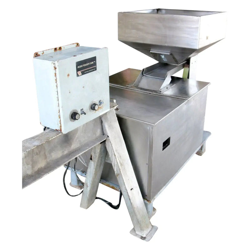 Mid-West Feeder, Inc. Stainless Steel Feeder with Hopper