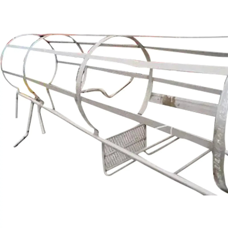 Stainless Steel Ladder with Safety Cage