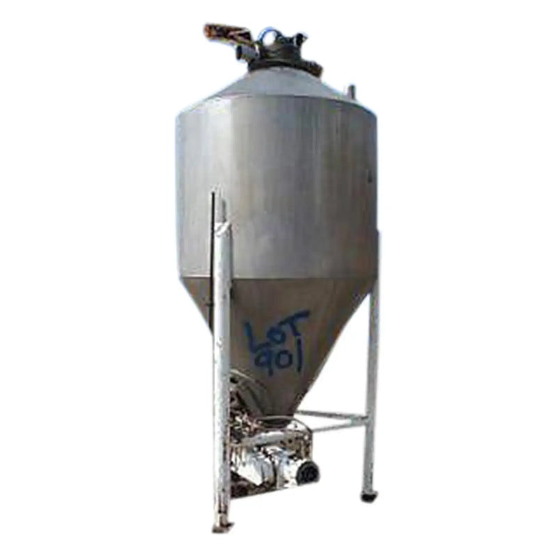 Stainless Steel Powder Silo with Airlock