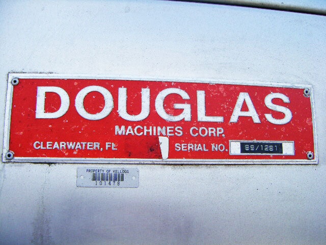 1989 Douglas Machines Corp. Stainless Steel Walk-in Tray Washer Douglas Machines Corp. 