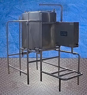 1990 Klenzade (Ecolab) and Foxboro (Invensys) CIP System with Single Tank – 125 Gallons Klenzade (Ecolab) and Foxboro (Invensys) 