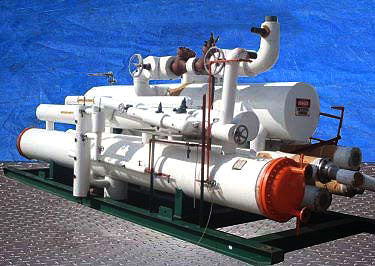 1990 RVS 431 Ton Ammonia Chiller Plus 38 Ton Glycol Chiller RVS 