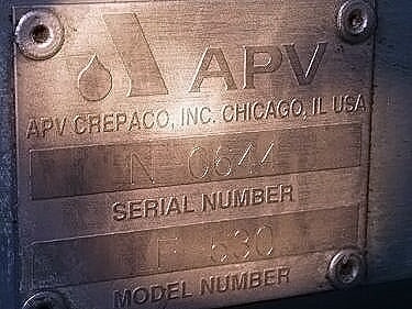 1995 APV Ingredient Feeder APV 