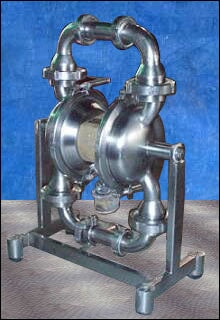 1996 (Granzow) DEPA Sanitary Air Operated Diaphragm Pump Granzow 