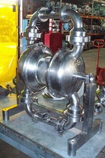 1998 (Granzow) DEPA Sanitary Air Operated Diaphragm Pump Granzow 