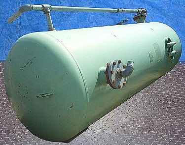 1999 Vertical Air Receiver Tank- 1000 Gallon Not Specified 