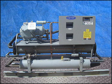 2004 Carrier Indoor Water-Cooled Reciprocating Chiller – 60 Tons Carrier 