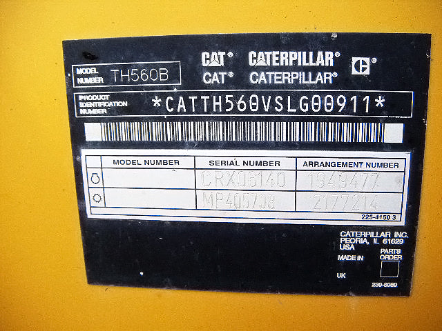 2005 – Caterpillar 10,000 Lb. 4x4x4 Diesel Telescopic Telehandler Forklift Caterpillar 