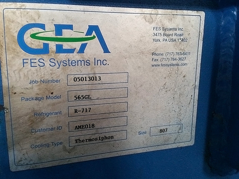 2005 GEA / FES 565-GL Rotary Screw Compressor Package – 700 HP GEA / FES 