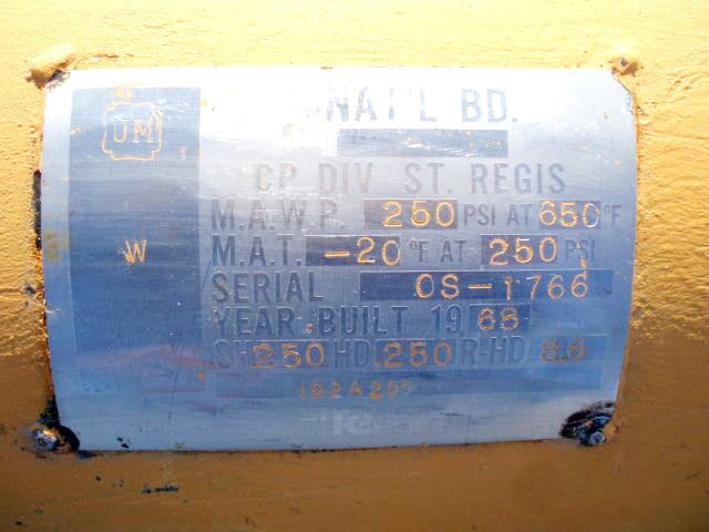 Ammonia Surge Drum - 13 Gallon Not Specified 