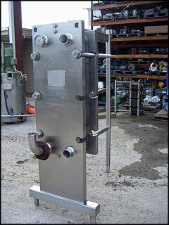 APV Crepaco Stainless Steel Plate Heat Exchanger - 196 Sq. Ft. APV Crepaco 