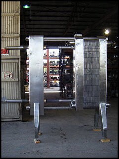 APV Crepaco Stainless Steel Plate Heat Exchanger – 320 Sq. Ft. APV Crepaco 