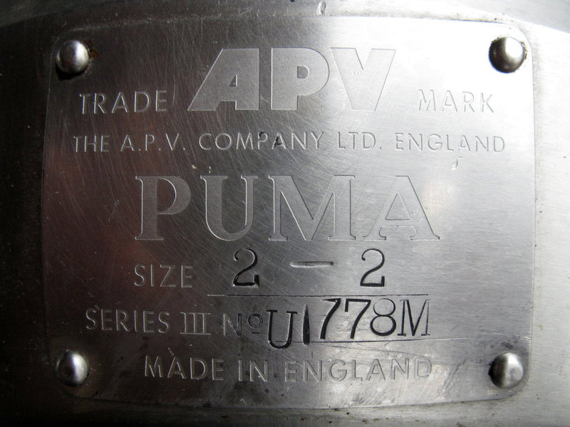 APV Puma Centrifugal Pump APV Puma 
