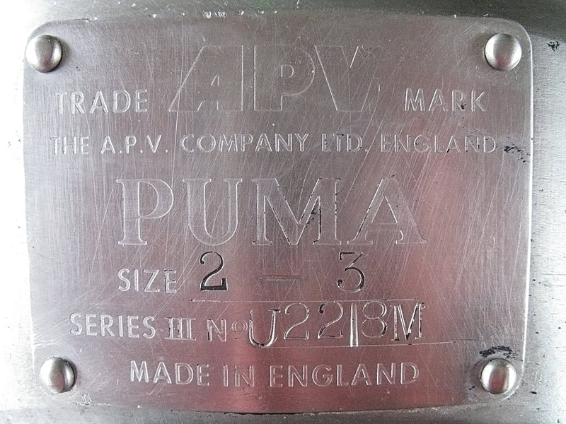 APV Puma III-Series Centrifugal Pump APV 