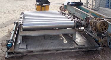 Avery Weigh Tronix Stainless Steel Platform with Roller Conveyor Avery WeighTronix 