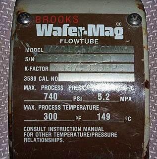 Brooks Wafer-Mag Magnetic Flowmeter Brooks 