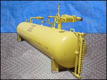 Buffalo Tank Division Ammonia Horizontal Receiver- 800 Gallon Buffalo Pumps 