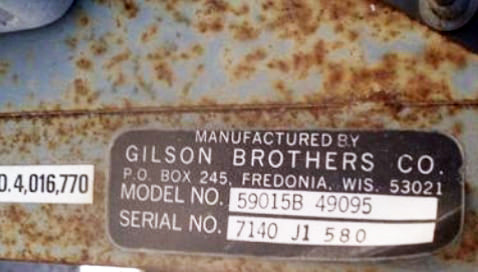 CF Gilco Gilson Concrete Mixer CF Gilco, Inc. 