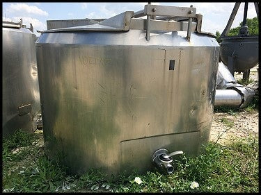 Cherry-Burrell Round Processor Tank - 500 gallons Cherry-Burrell 