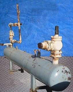 E.L. Nickell Horizontal Ammonia Receiver- 150 Gallon E. L. Nickell 