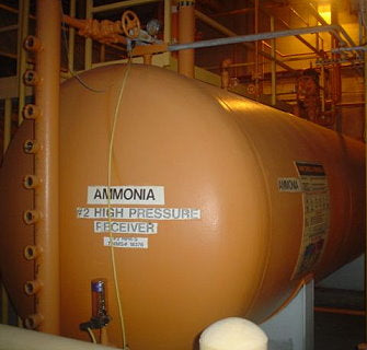 E.L. Nickell Horizontal Ammonia Receiver Tank- 4,500 Gallons E. L. Nickell 