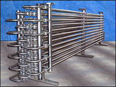 Feldmeier Stainless Steel Triple Tube Heat Exchanger-24 Tubes Feldmeier 