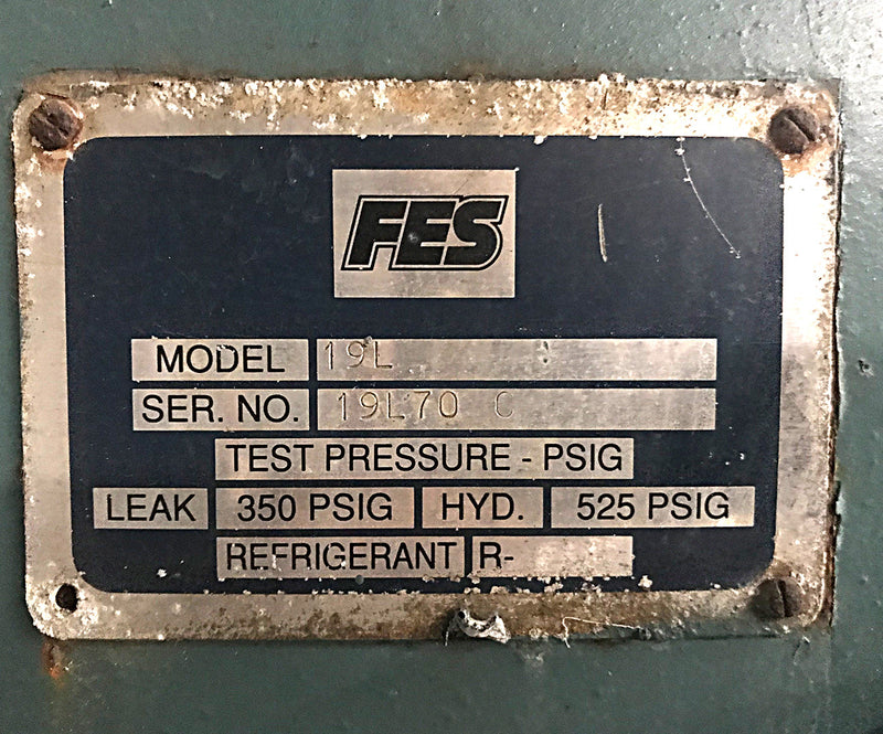 FES 19L Rotary Screw Compressor - 350 HP (*LESS SCREW) FES 