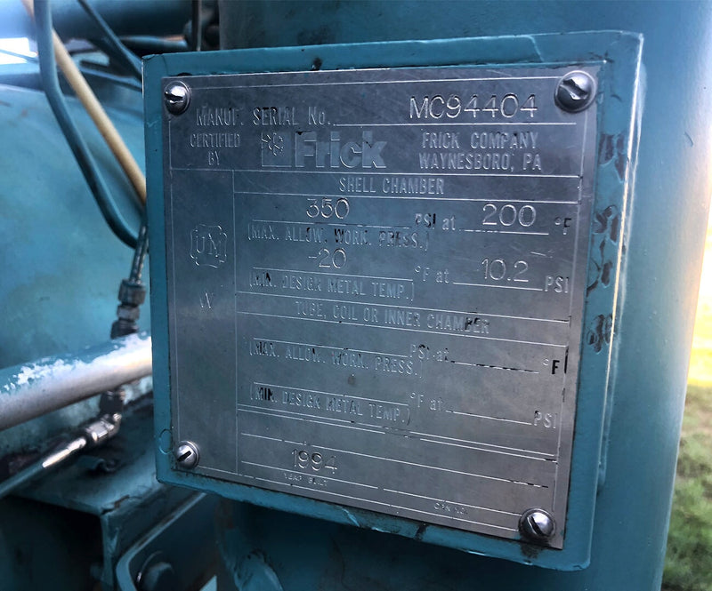 Frick RWB-II-222 Screw Compressor (*HD Micro) - 600HP Frick 